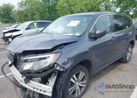 2018 Honda Pilot Ex-L from USA, damaged, VIN 5FNYF6H53JB053797